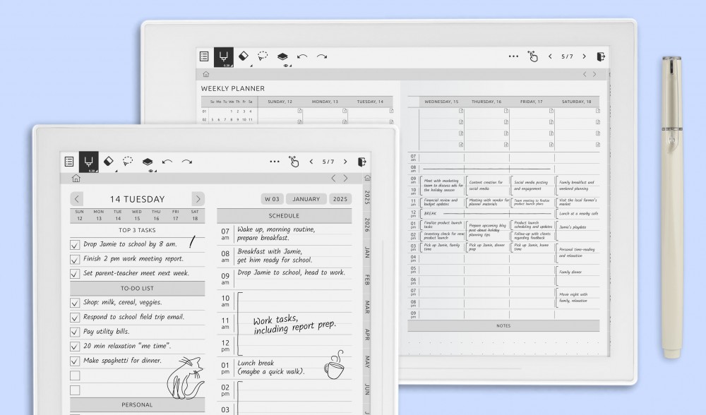 Planner Templates for Supernote 