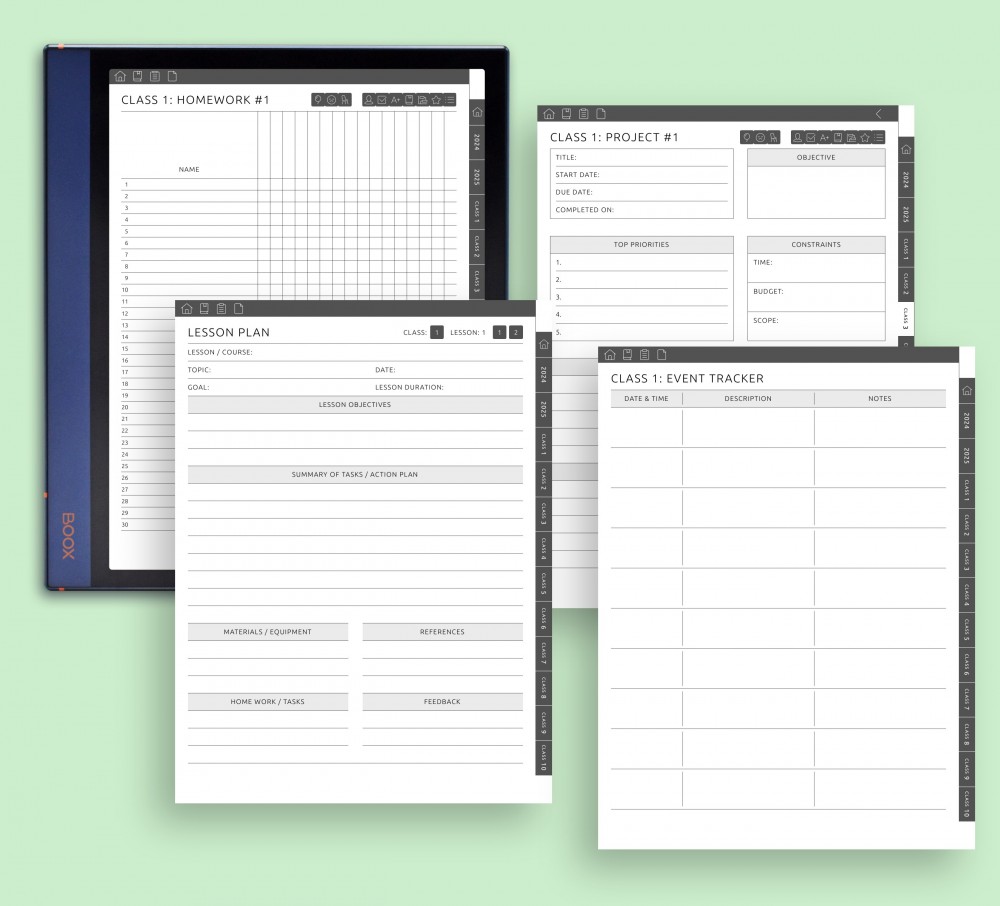 The Ultimate Classroom Management Tool for Boox Note Planner The Ultimate Classroom Management Tool Template for Boox Note