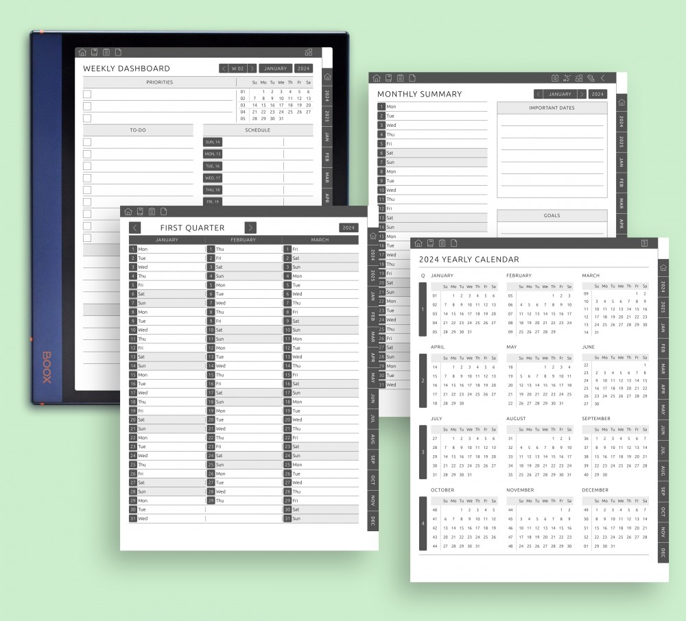 Take Your Scheduling to Another Level for Boox Note Planner Take Your Scheduling to Another Level Template for Boox Note