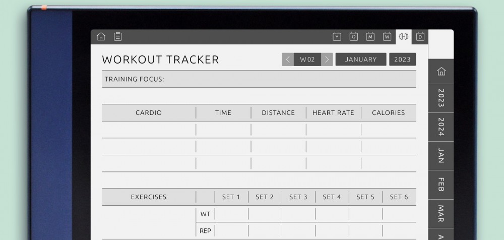 BOOX Self-Care Planner