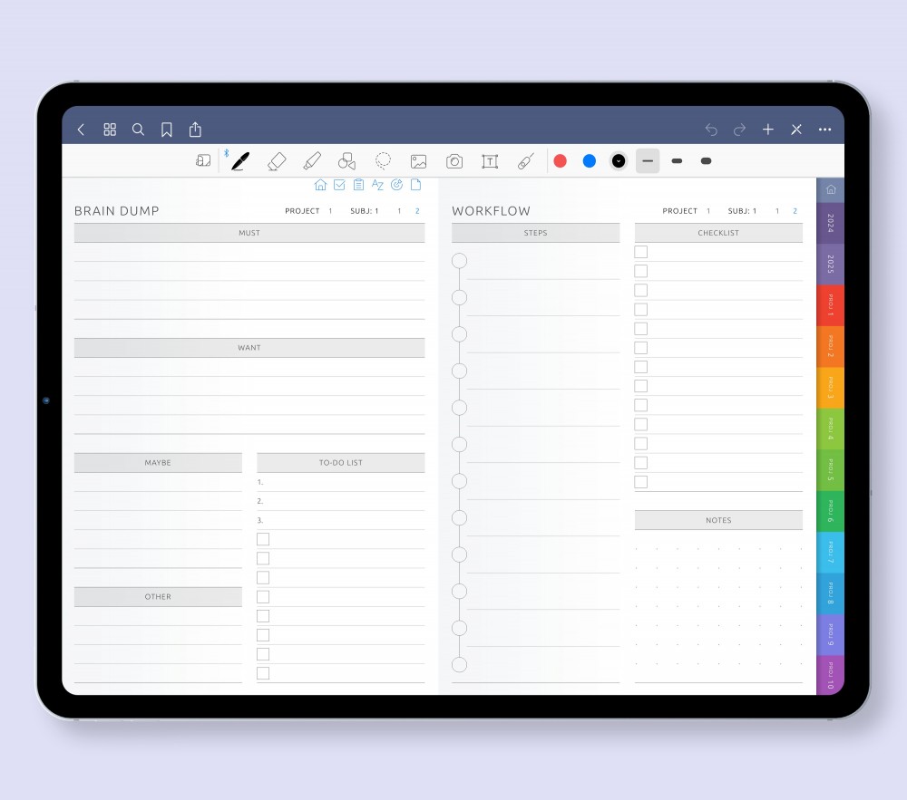 Get Your Project Pages Customized for Digital Planner Get Your Project Pages Customized for GoodNotes Planner