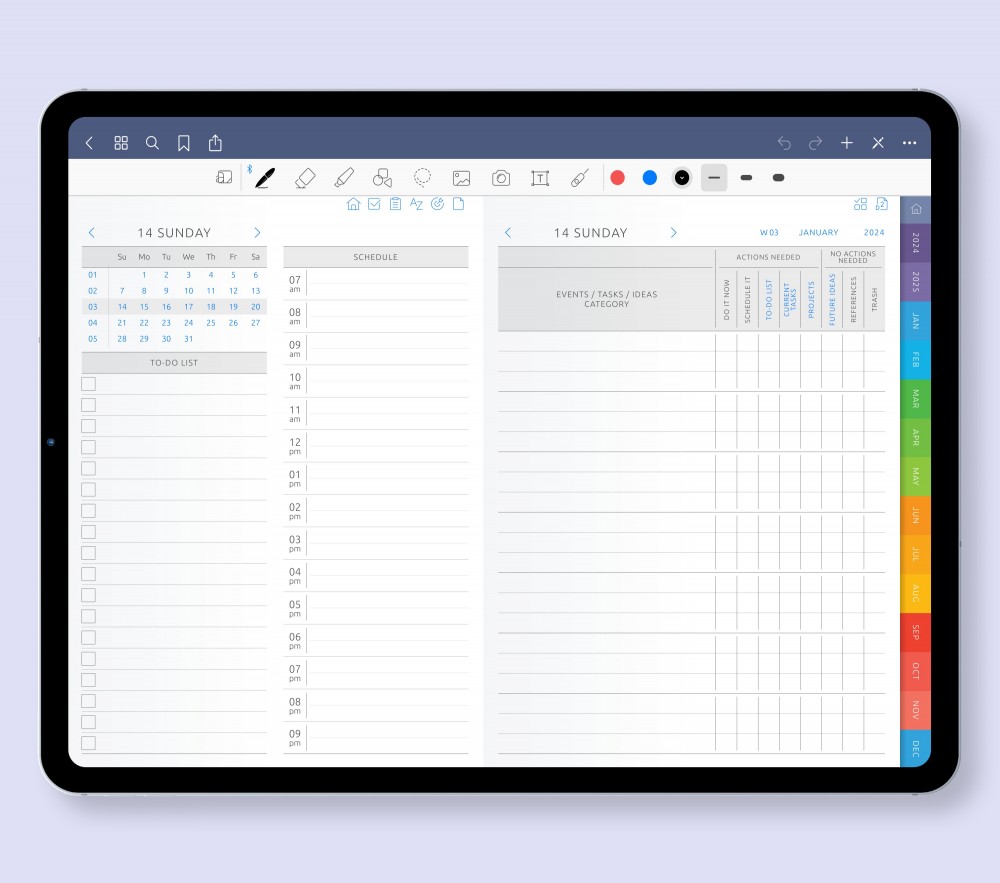 Enhance Your Daily Productivity Template for Digital Planner Enhance Your Daily Productivity for Digital Planner