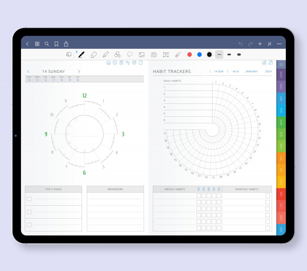 Digital Tailor Your Planner to Perfection: Explore an Array of Customizable Templates template Digital Tailor Your Planner to Perfection: Explore an Array of Customizable Templates