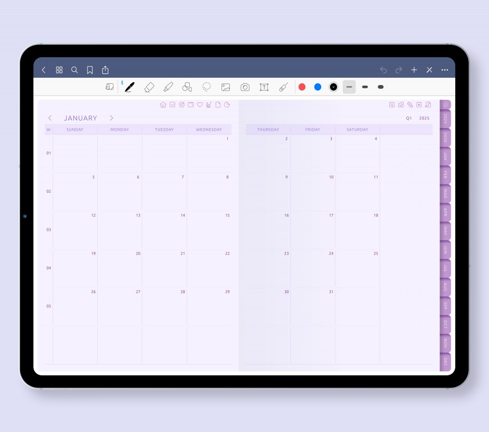 Plan Your Month with Vision and Structure Template for Digital Planner Plan Your Month with Vision and Structure  for Digital Planner