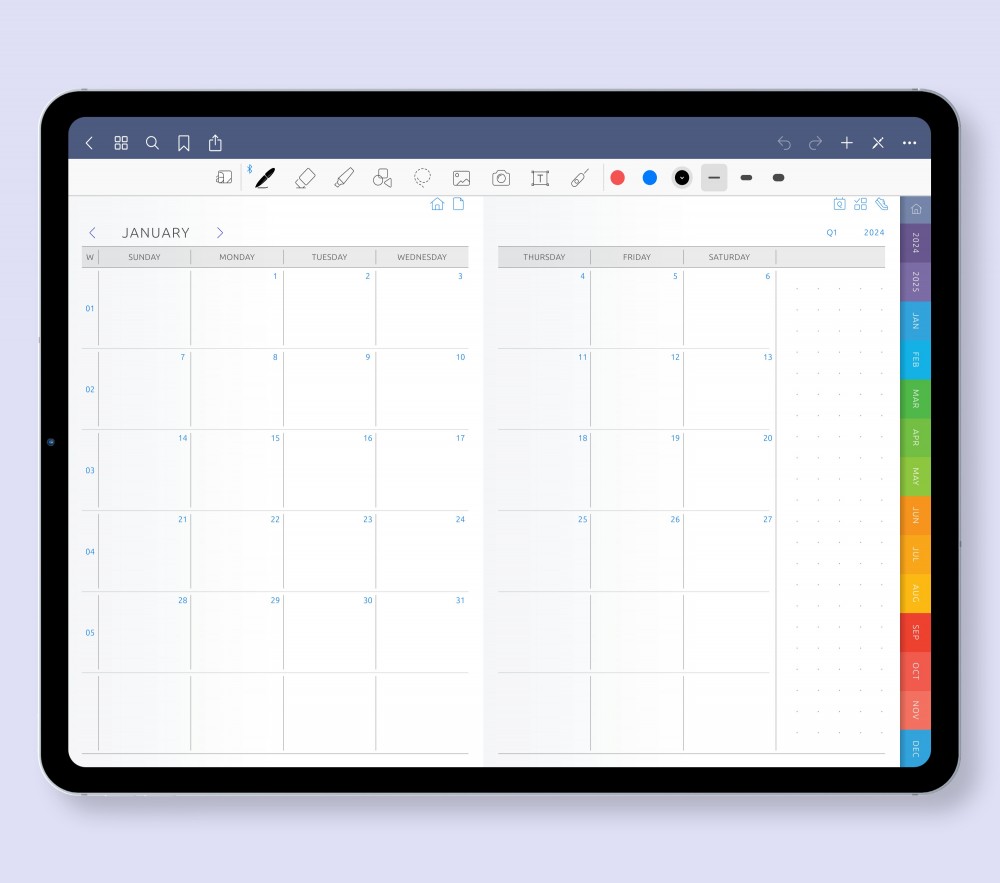 Digital Optimize Your Planning with the Monthly Planner template Digital Optimize Your Planning with the Monthly Planner