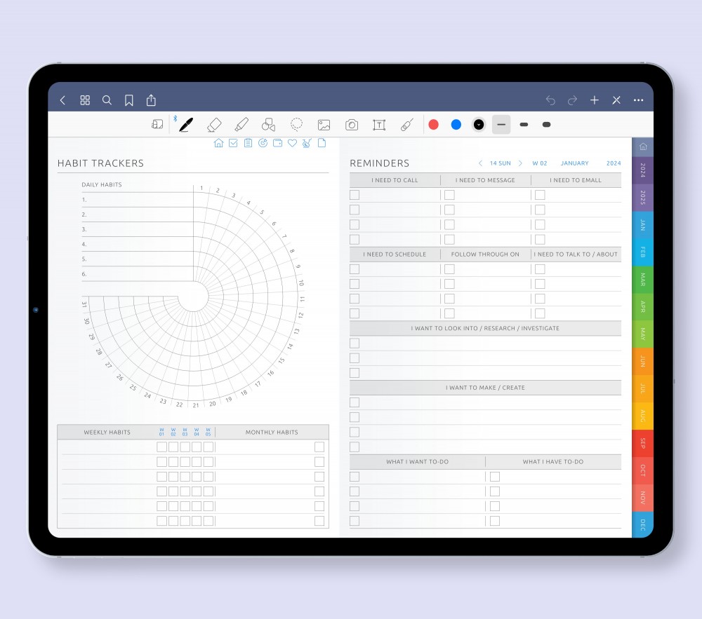 Enhance Your Productivity: Unleash the Power of Trackers, Reminders, and Prompts Template for Digital Planner Enhance Your Productivity: Unleash the Power of Trackers, Reminders, and Prompts for Digital Planner