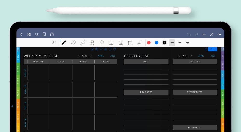 Digital Meal Planner