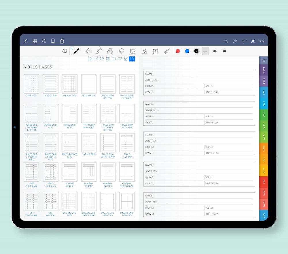 Customize Your Note-Taking with Our Wide Range of Templates Template for Digital Planner Customize Your Note-Taking with Our Wide Range of Templates for Digital Planner