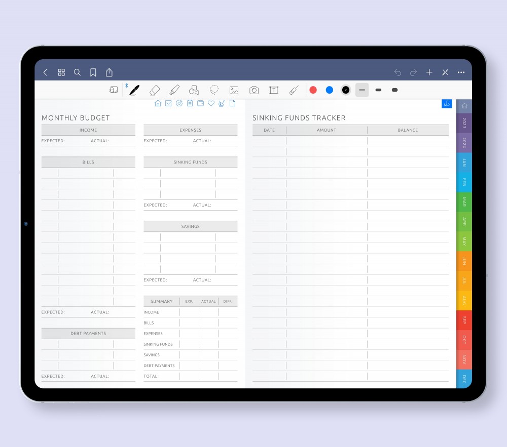 10 Financial Templates to Take Control of Your Money and Achieve Financial Freedom Template for Digital Planner 10 Financial Templates to Take Control of Your Money and Achieve Financial Freedom for Digital Planner