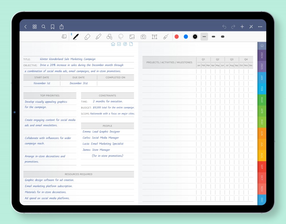 Elevate Your Projects Now with Digital Project Planning Mastery Template for Digital Planner Elevate Your Projects Now with Digital Project Planning Mastery for Digital Planner