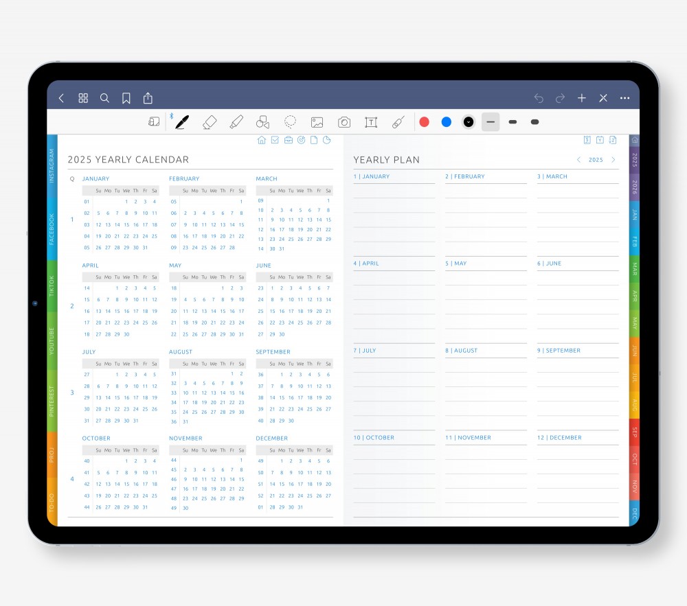 Launch & Promotion Hub Template for Digital Planner Launch & Promotion Hub  for Digital Planner