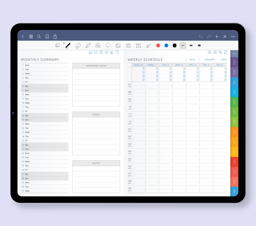 Effortless Planning and Scheduling at Your Fingertips Template for Digital Planner Effortless Planning and Scheduling at Your Fingertips for Digital Planner