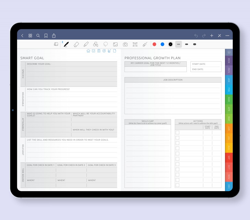 Crush Your Goals with Our Array of Templates Template for Digital Planner Crush Your Goals with Our Array of Templates for Digital Planner