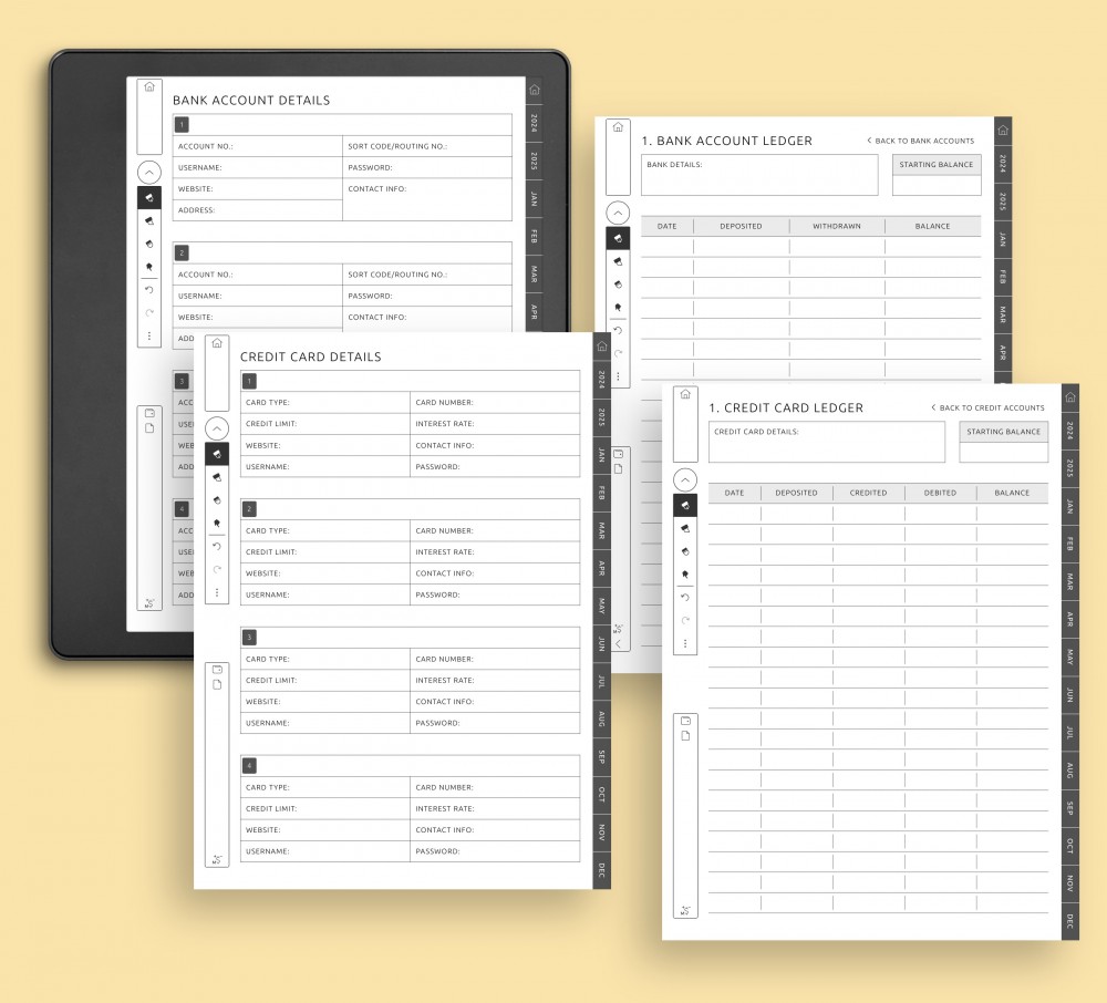 Streamline Your Financial Details for Kindle Scribe Streamline Your Financial Details for Kindle Scribe