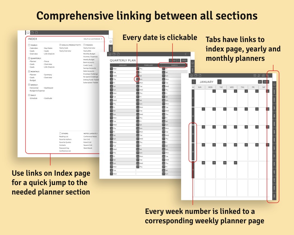 Click and Explore: Streamline Your Planner Experience for Kindle Scribe Click and Explore: Streamline Your Planner Experience for Kindle Scribe
