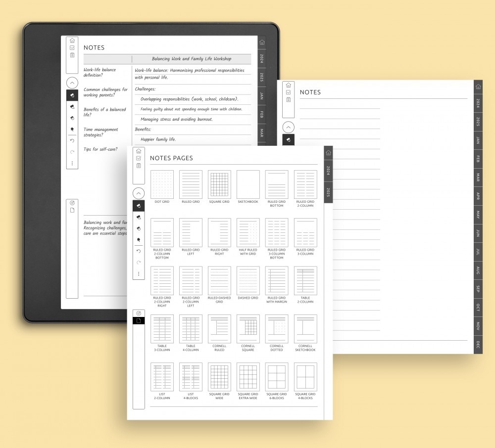 Refine Your Note-Taking with Customized Templates for Every Preference for Kindle Scribe Refine Your Note-Taking with Customized Templates for Every Preference for Kindle Scribe
