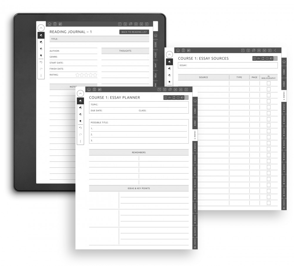Essay & Project Planning Pages for Kindle Scribe Essay & Project Planning Pages for Kindle Scribe