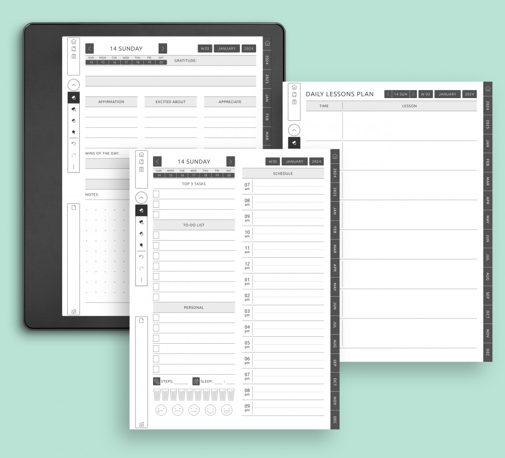 Customize Your Two Daily Pages for Kindle Scribe Customize Your Two Daily Pages for Kindle Scribe
