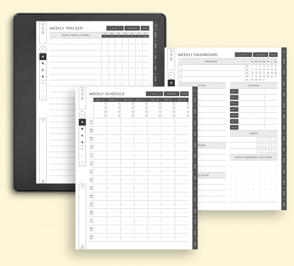 Transform Your Weekly Planning with Your Two Weekly Pages for Kindle Scribe Transform Your Weekly Planning with Your Two Weekly Pages for Kindle Scribe