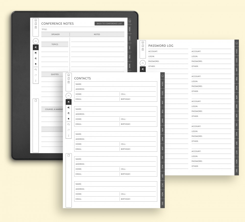 Keep Key Information at Your Fingertips for Kindle Scribe Keep Key Information at Your Fingertips for Kindle Scribe