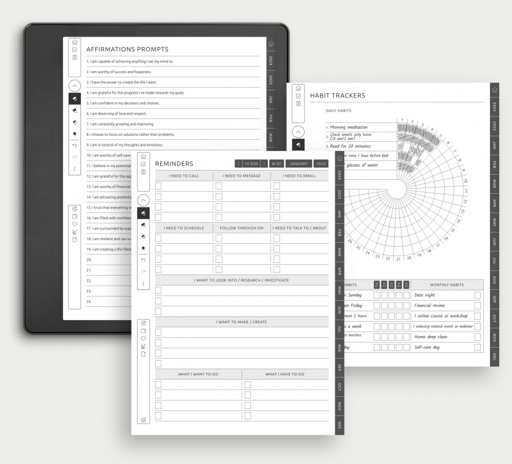 Boost Your Efficiency with Diverse Trackers for Kindle Scribe Boost Your Efficiency with Diverse Trackers for Kindle Scribe