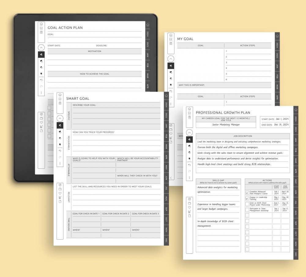 Empower Your Aspirations: Achieve Your Dreams with Our Planner for Kindle Scribe Empower Your Aspirations: Achieve Your Dreams with Our Planner for Kindle Scribe