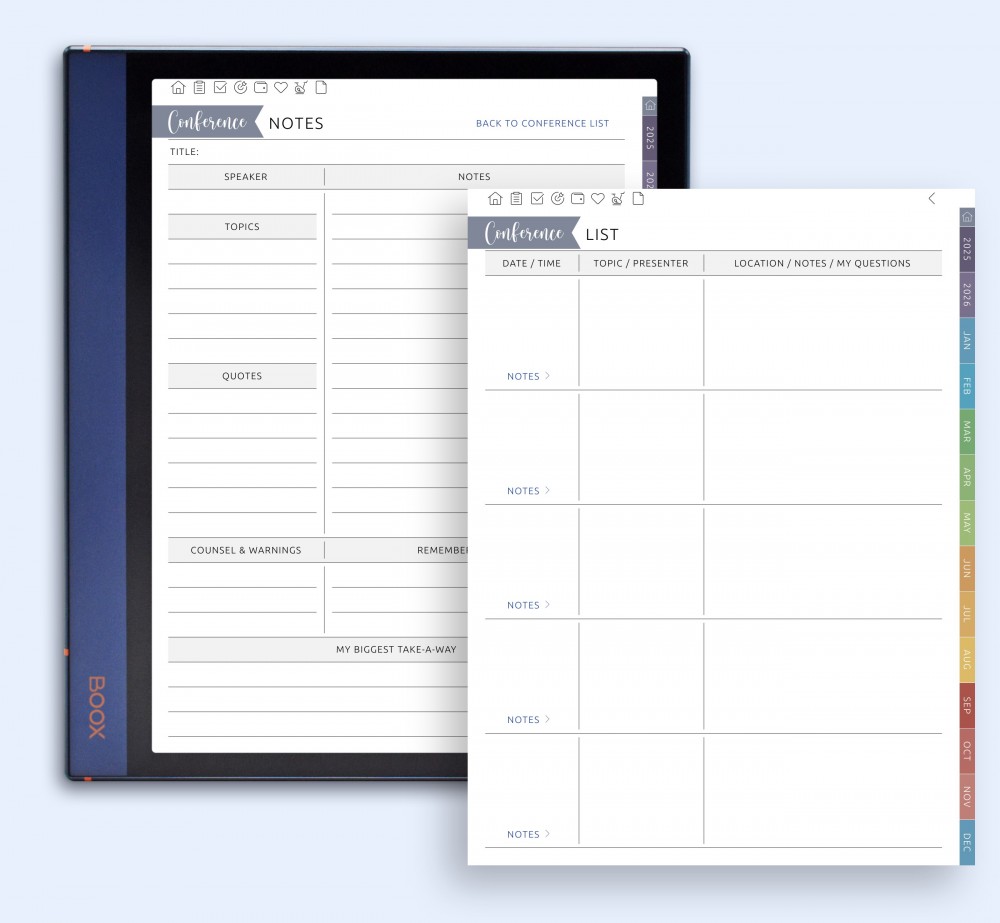 Prepare Your Heart for Every Gathering for Boox Note Planner Prepare Your Heart for Every Gathering Template for Boox Note