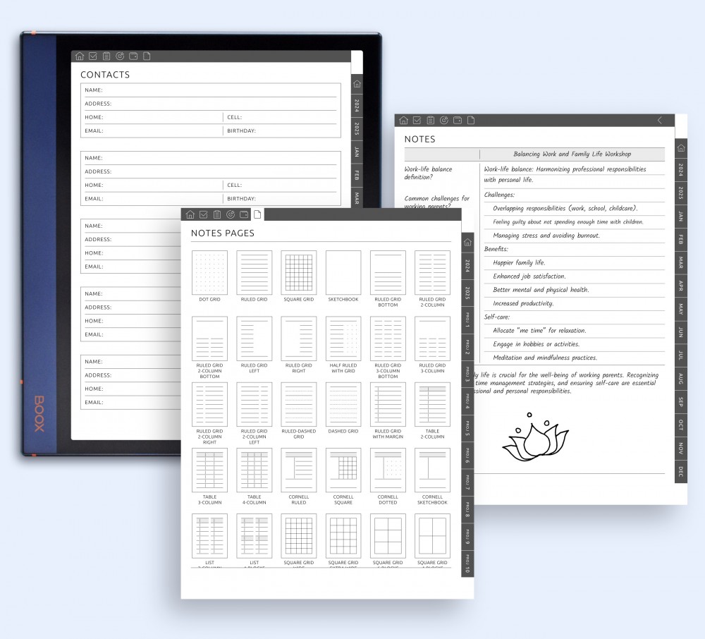 Personalize Your Note-Taking Experience with Our Flexible Templates for Boox Note Planner Personalize Your Note-Taking Experience with Our Flexible Templates Template for Boox Note