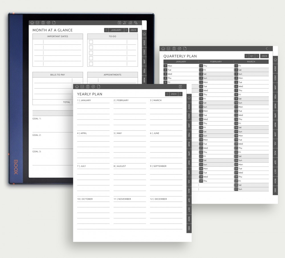 Enhance Your Schedule Mastery: Strategic Planning and Time Management for Boox Note Planner Enhance Your Schedule Mastery: Strategic Planning and Time Management Template for Boox Note