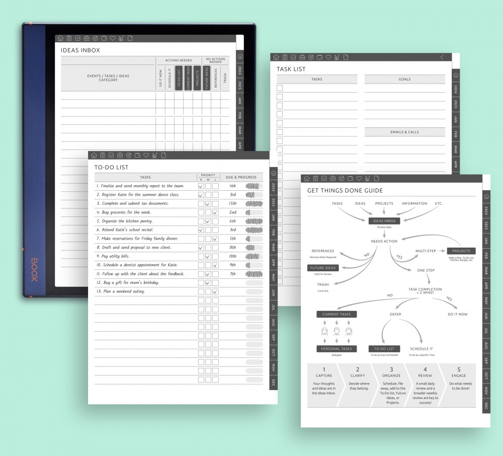 Upgrade Your Task Management Experience! for Boox Note Planner Upgrade Your Task Management Experience! Template for Boox Note