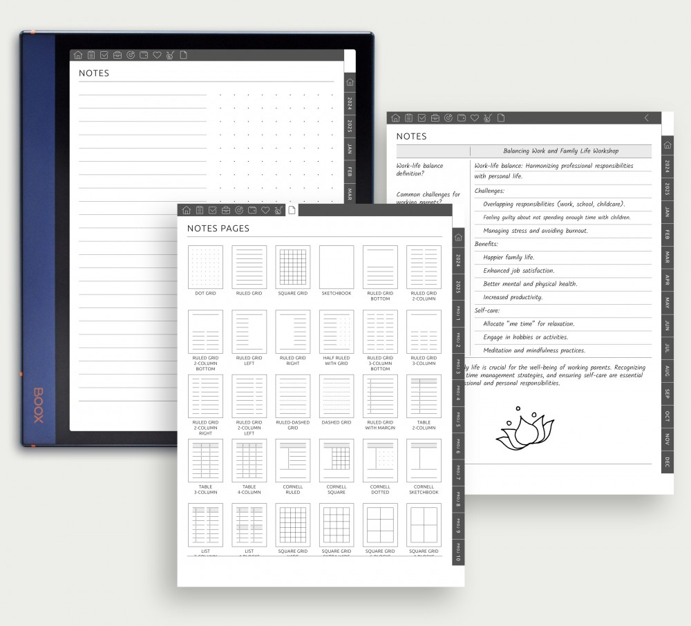Personalize Your Note-Taking with Our Flexible Templates for Boox Note Planner Personalize Your Note-Taking with Our Flexible Templates Template for Boox Note