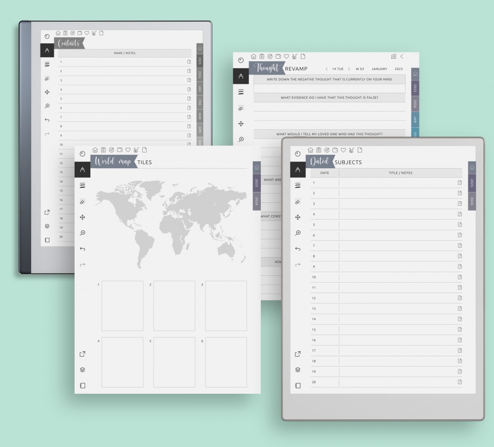 Customize Your Workspace for reMarkable Customize Your Workspace Template for reMarkable