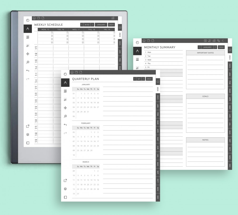 Adopt Adaptable Scheduling for Customized Planning for reMarkable Adopt Adaptable Scheduling for Customized Planning Template for reMarkable