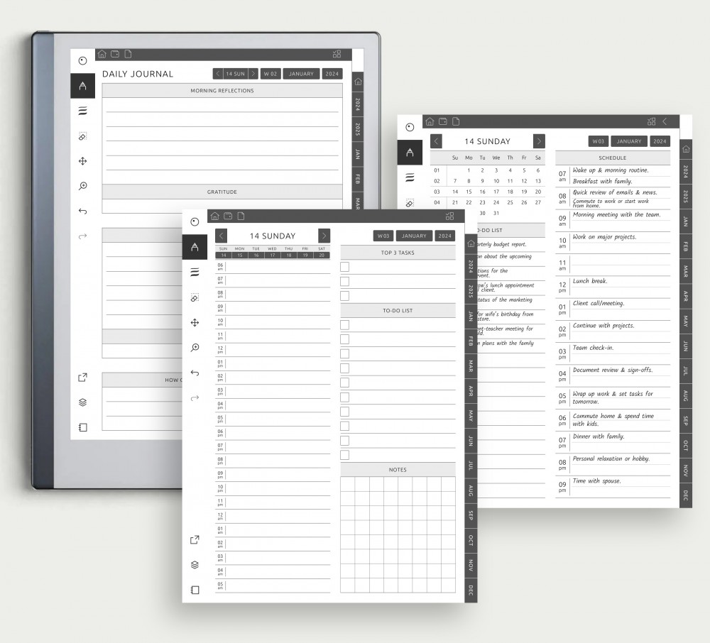 Enhance Daily Efficiency with Customized Planning Tools for reMarkable Enhance Daily Efficiency with Customized Planning Tools Template for reMarkable