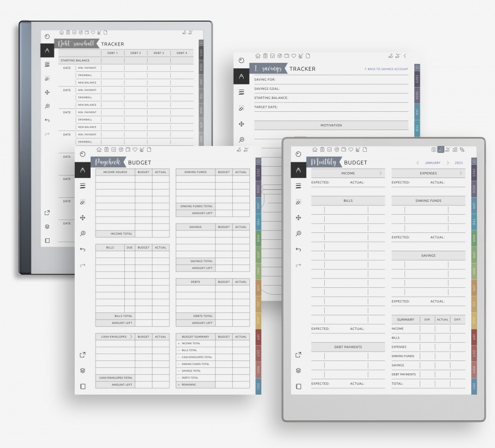 Manage Your Finances with Clarity and Stewardship for reMarkable Manage Your Finances with Clarity and Stewardship Template for reMarkable