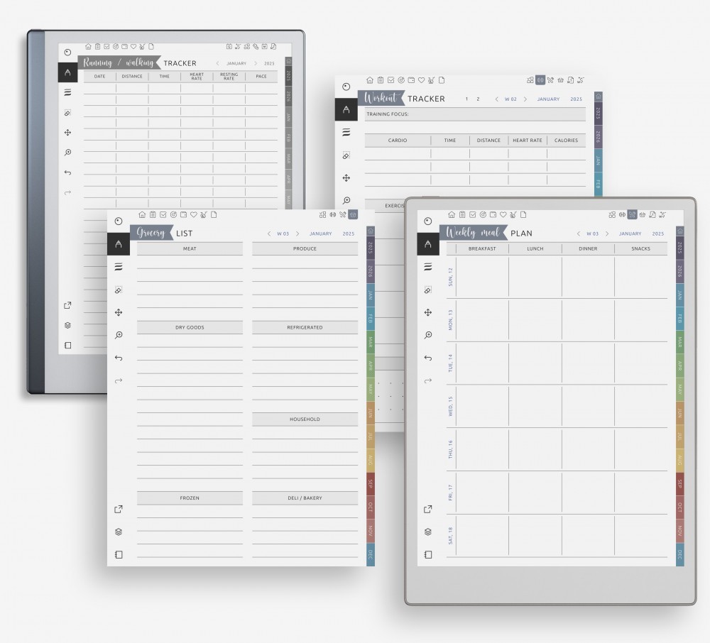 Support Your Health with Simple Structure for reMarkable Support Your Health with Simple Structure Template for reMarkable