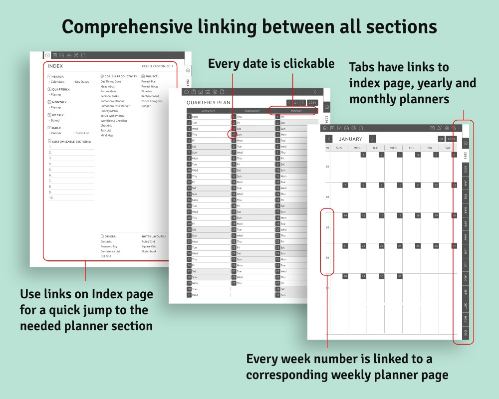 Enjoy the Effortless Navigation for reMarkable Enjoy the Effortless Navigation Template for reMarkable
