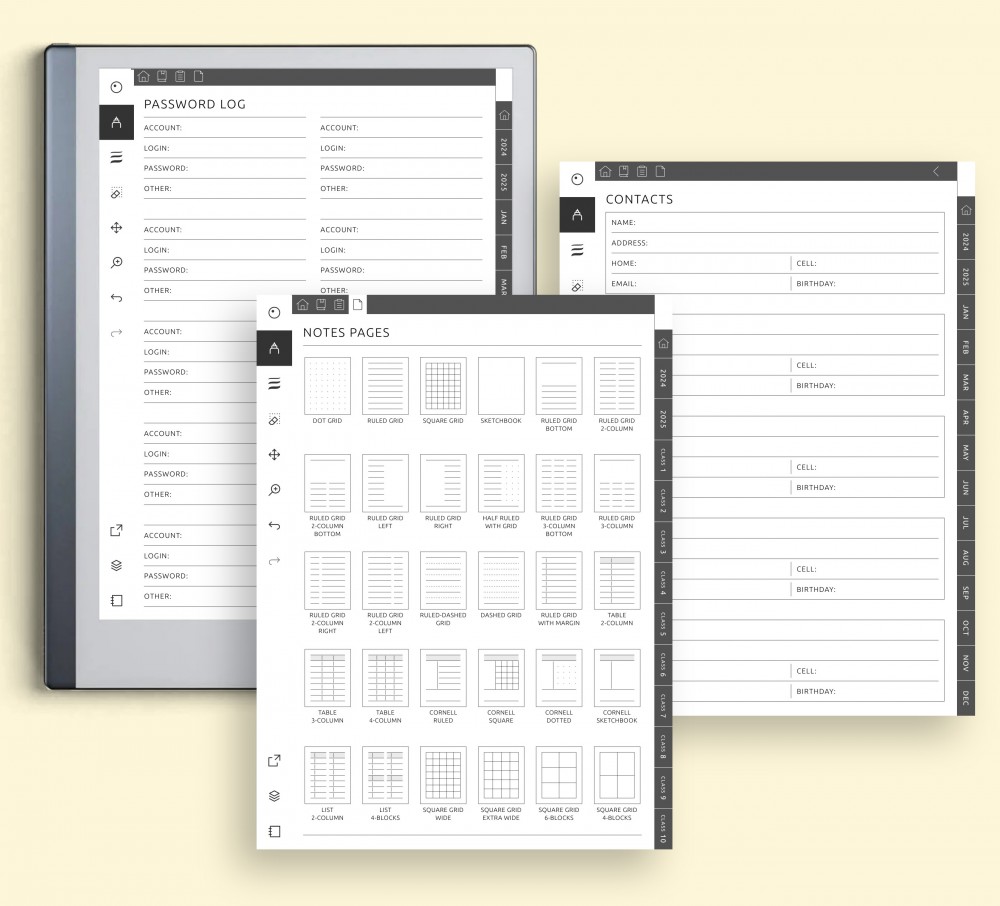 Enhance Your Digital Note-Taking Experience for reMarkable Enhance Your Digital Note-Taking Experience Template for reMarkable