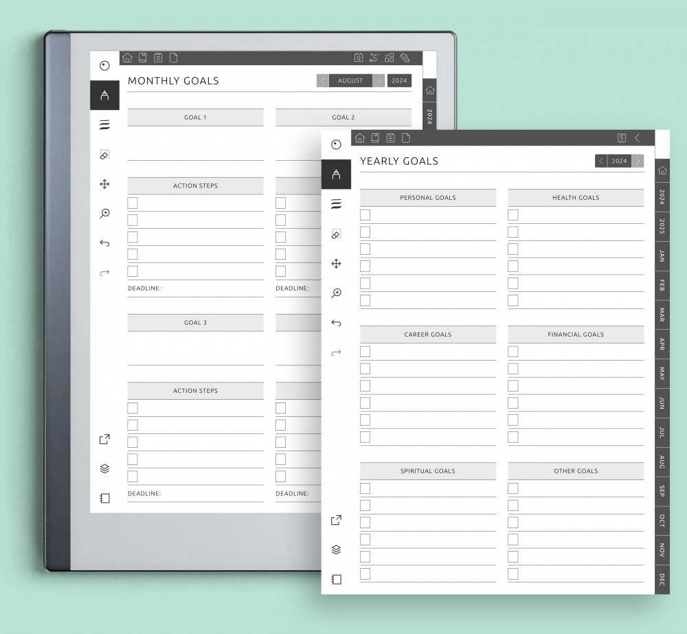 Navigate Your Path to Success with Ease for reMarkable Navigate Your Path to Success with Ease Template for reMarkable