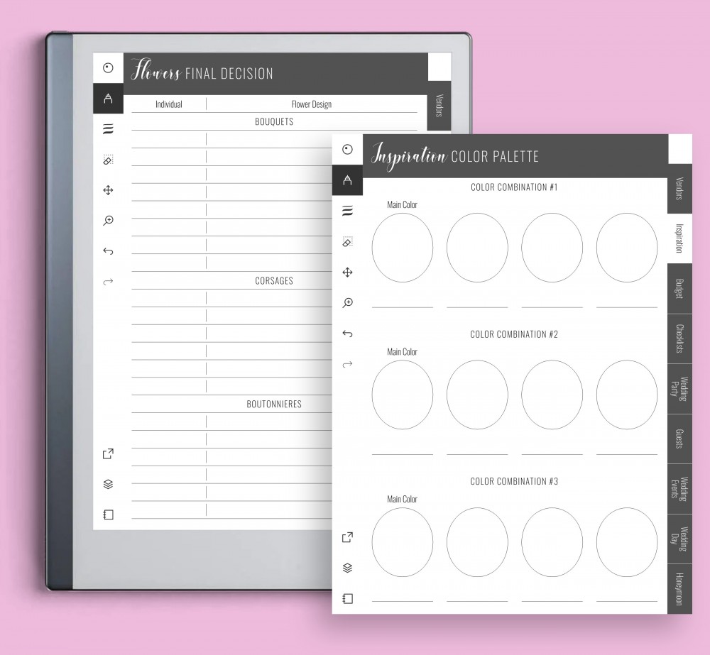 Inspiration Templates for reMarkable Inspiration Templates Template for reMarkable