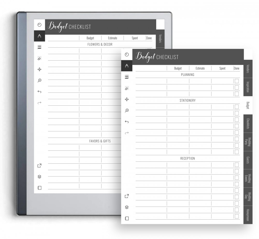 Budget Plan for reMarkable Budget Plan Template for reMarkable
