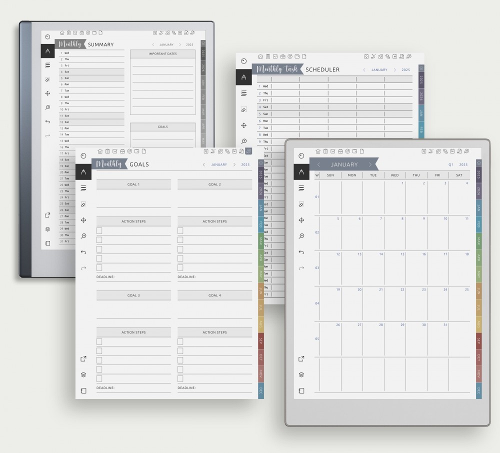 π Own the Month for reMarkable π Own the Month Template for reMarkable