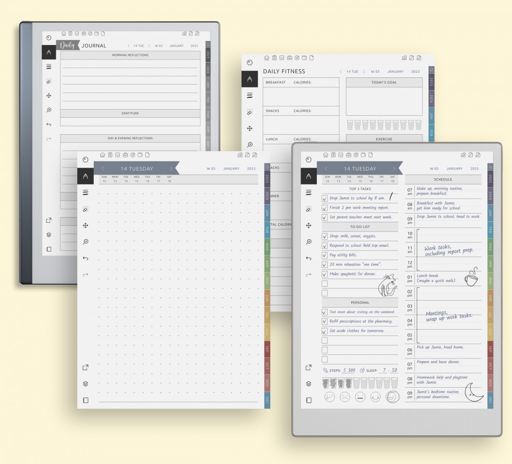 β° Daily Detail, Only If You Need It for reMarkable β° Daily Detail, Only If You Need It Template for reMarkable
