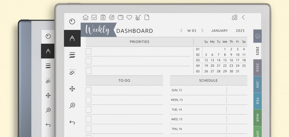reMarkable Weekly Planner reMarkable Weekly Planner