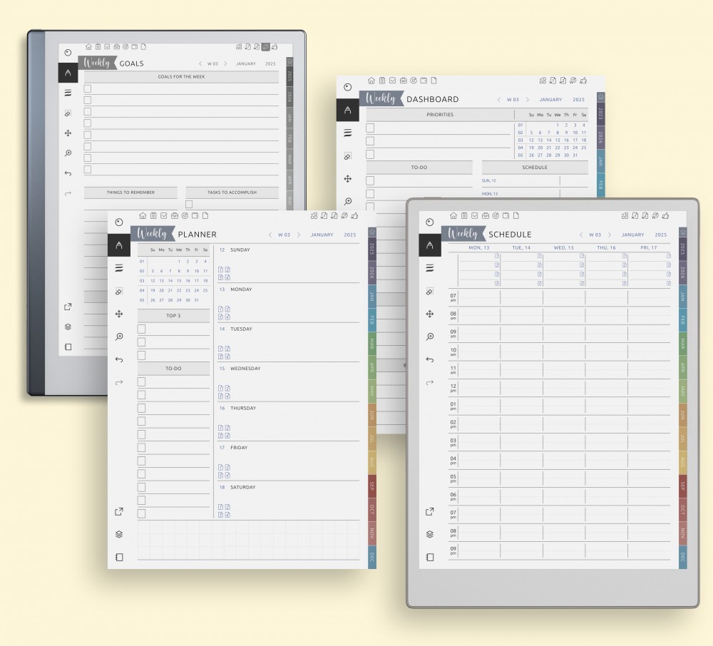 π
 Plan Your Week with Clarity for reMarkable π
 Plan Your Week with Clarity Template for reMarkable