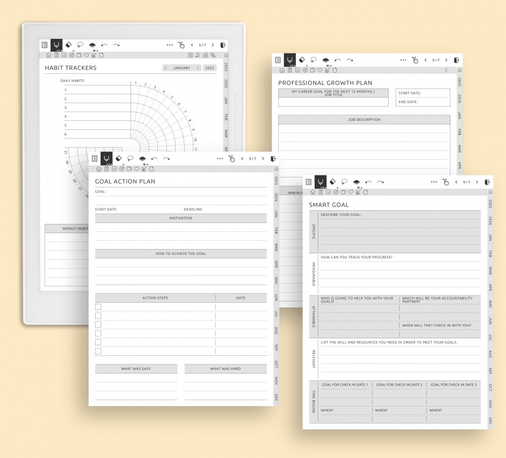 Align Your Goals with What Matters Most for Supernote Planner Align Your Goals with What Matters Most Template for Supernote