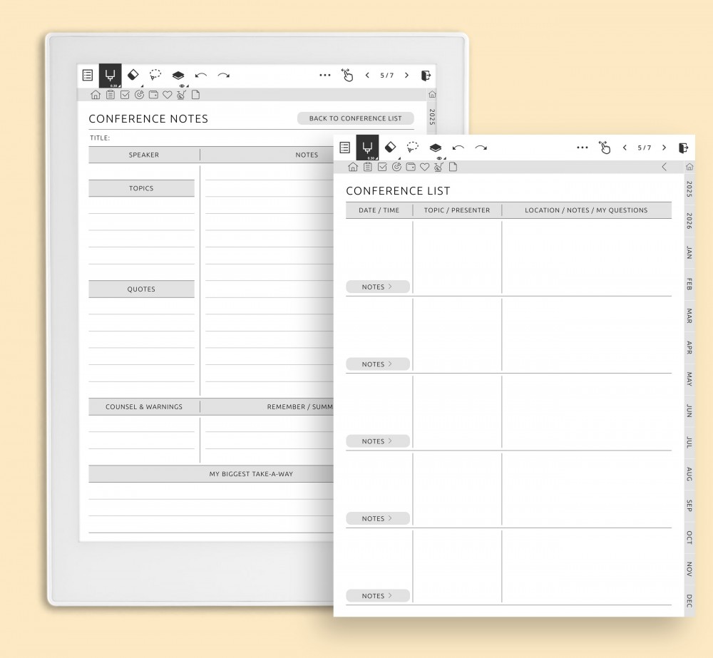 Capture the Moments That Matter for Supernote Planner Capture the Moments That Matter Template for Supernote