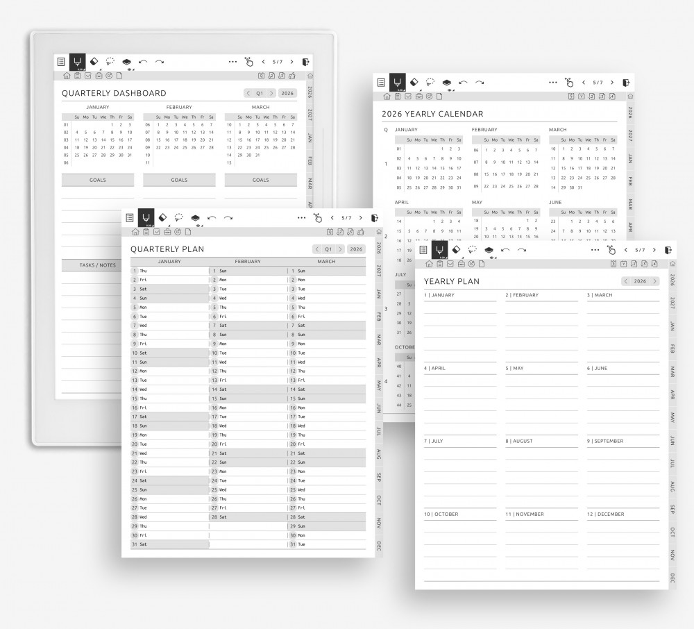 Launch & Campaign Planning for Supernote Planner Launch & Campaign Planning Template for Supernote
