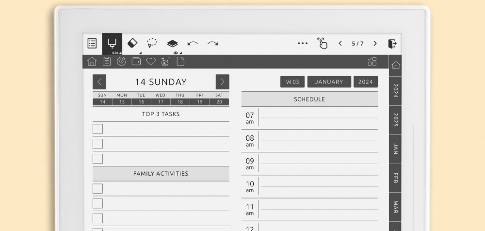 Supernote Mom's Planner Supernote Mom's Planner
