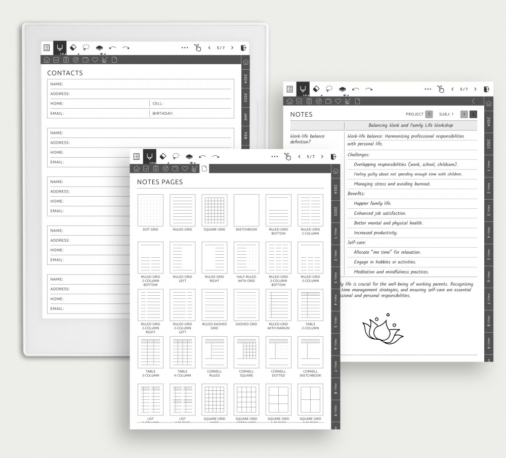 Unleash Your Creativity: Customize Your Note-Taking Experience with Our Versatile Templates for Supernote Planner Unleash Your Creativity: Customize Your Note-Taking Experience with Our Versatile Templates Template for Supernote